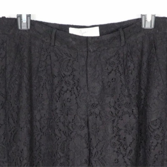 JOIE BLACK LACE  CROPPED LUCINDA PANTS - size 10. H - Picture 5 of 10